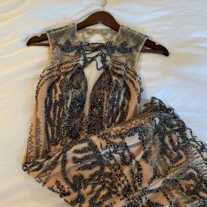 Jovani Beaded Unique Dress 0